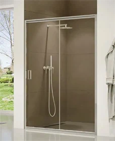 חזית דופן קבועה + דלת הזזה אחת