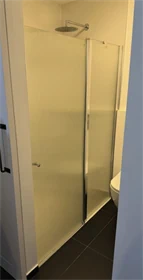 חזית - דופן קבועה ודלת בגלינה !