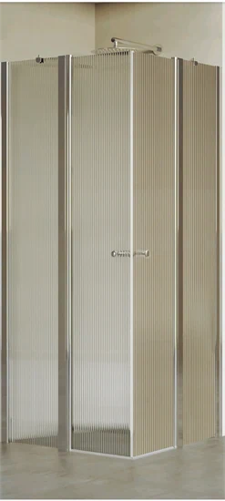 פינתי 2 דפנות + 2 דלתות בגלינה